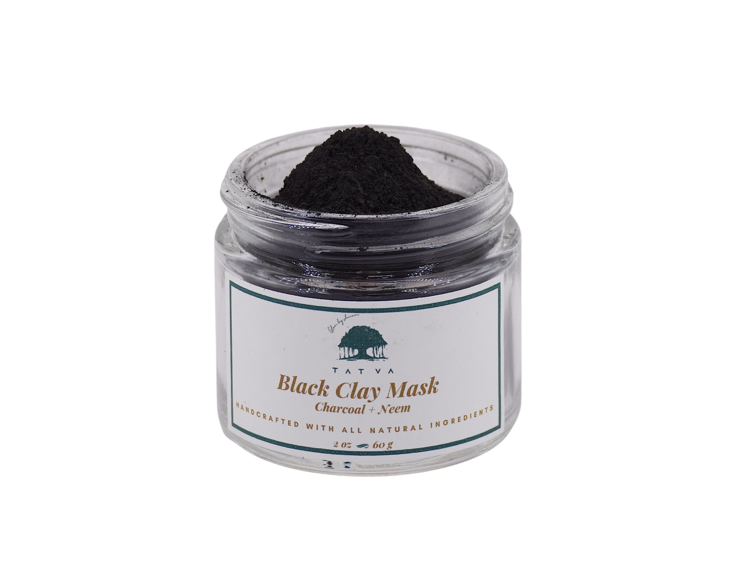 The Black Clay Mask -  anti bacterial for acne prone skin